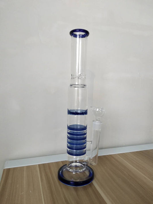 glass  bong ,glass  water pipe for smoking.h:45cm 14mm size