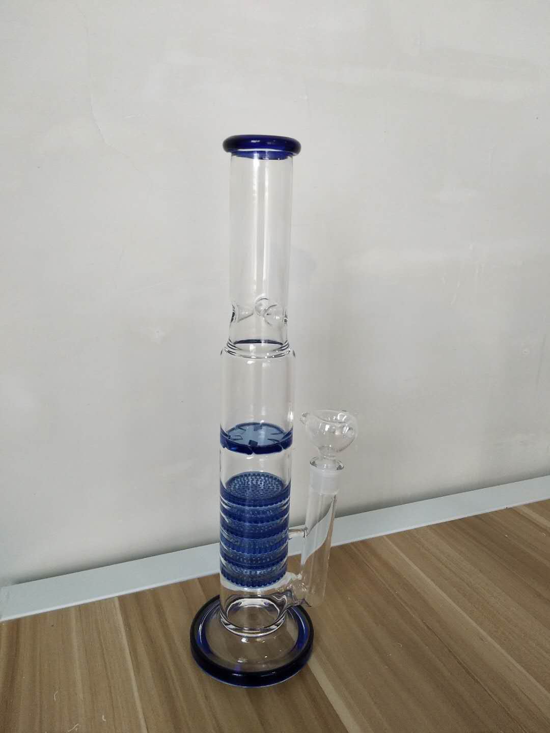 glass bong ,glass water pipe for smoking.h:45cm 14mm size – bycf008